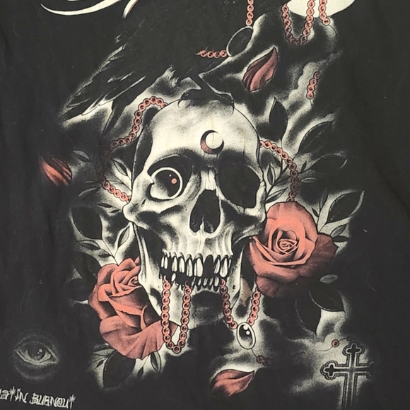 Medium/Large Sullen Angel's Grunge Punk graphic tee - Picture 3 of 4